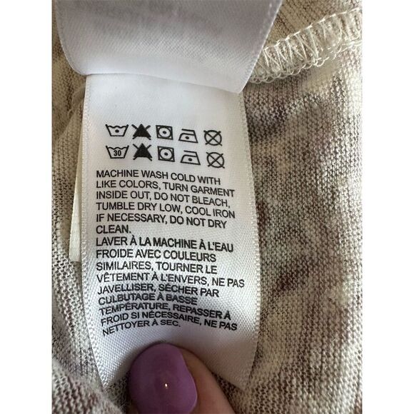 Lucky Brand Women's Floral Tie Neck Blouse Size L Multicolor Casual - Picture 7 of 8